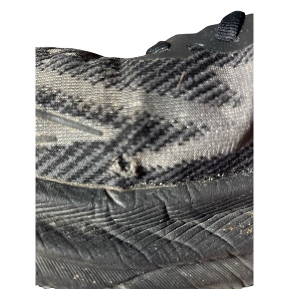 Hoka One Mens Clifton 9 Running Shoes 1132210 BBLC Triple Black Size 10 2E READ - Picture 9 of 13